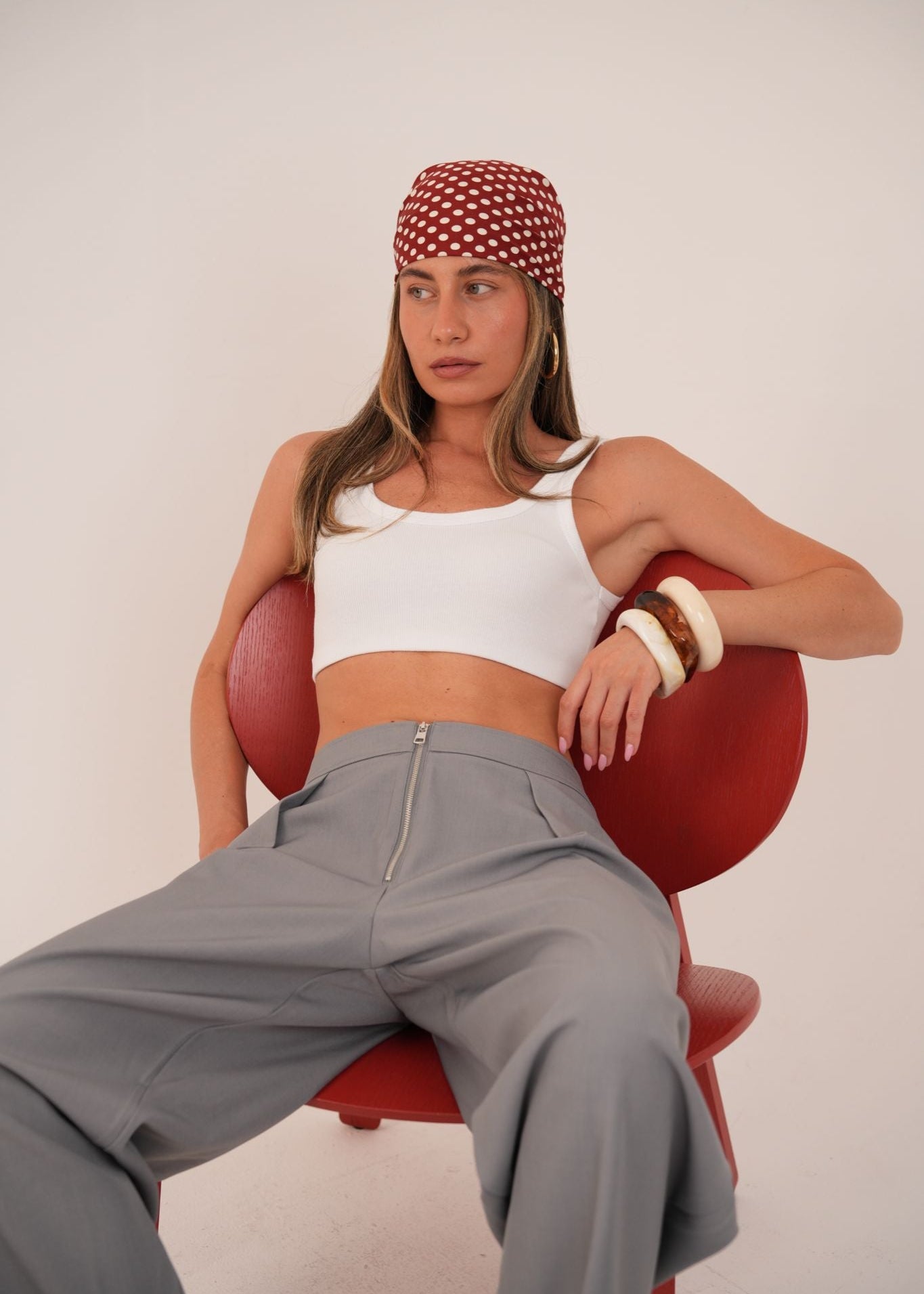מכנס אודרי - אפור